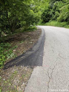 Sanacija lokalne ceste Laniše – Sidraž (4)